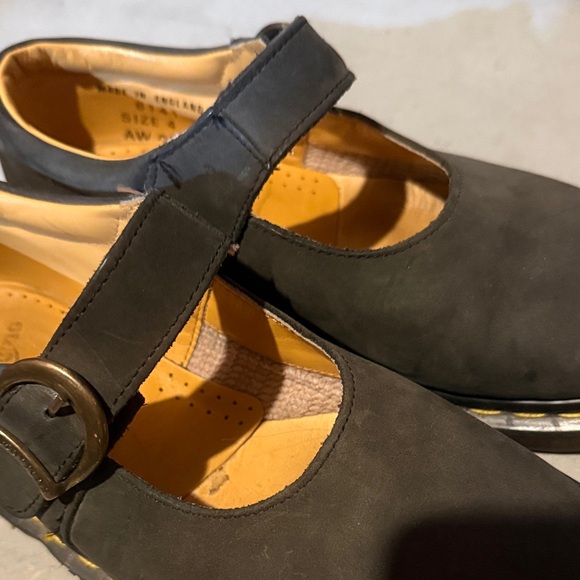 Vintage 90s Dr. Martens Gray Blue 8141 Single Strap Mary Jane UK 4 US 6 England - Picture 9 of 10